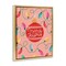 Stupell Industries Christmas Bauble in Warm Tones Floating Frame By Nancy McKenzie